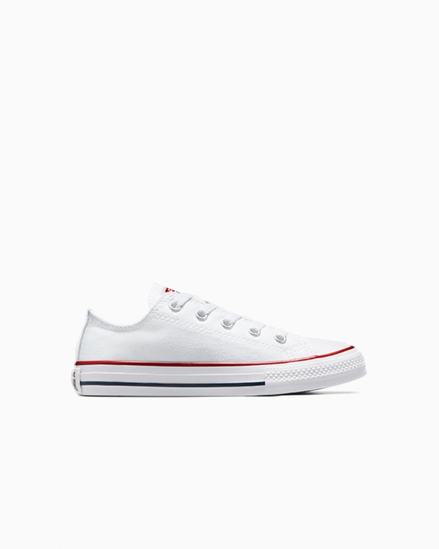 Tenis Converse Chuck Taylor All Star Classicos Cano Baixo Menino Branco | PT M03850T